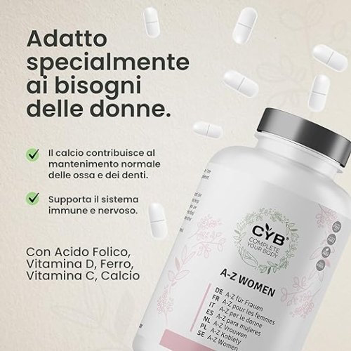 CYB A-Z Vitamine e Minerali per Donna