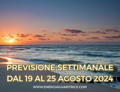 SETTIMANA DAL 19 AL 25 AGOSTO 2024