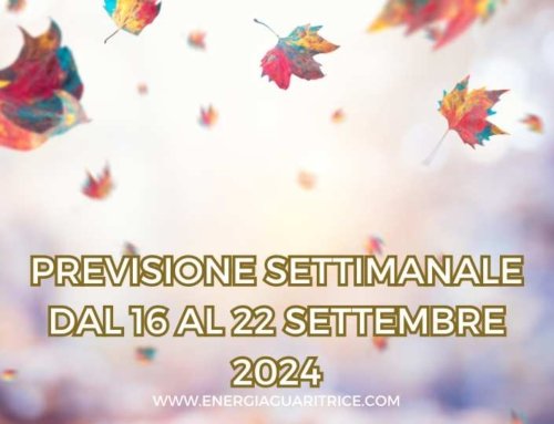 SETTIMANA DAL 16 AL 22 SETTEMBRE 2024